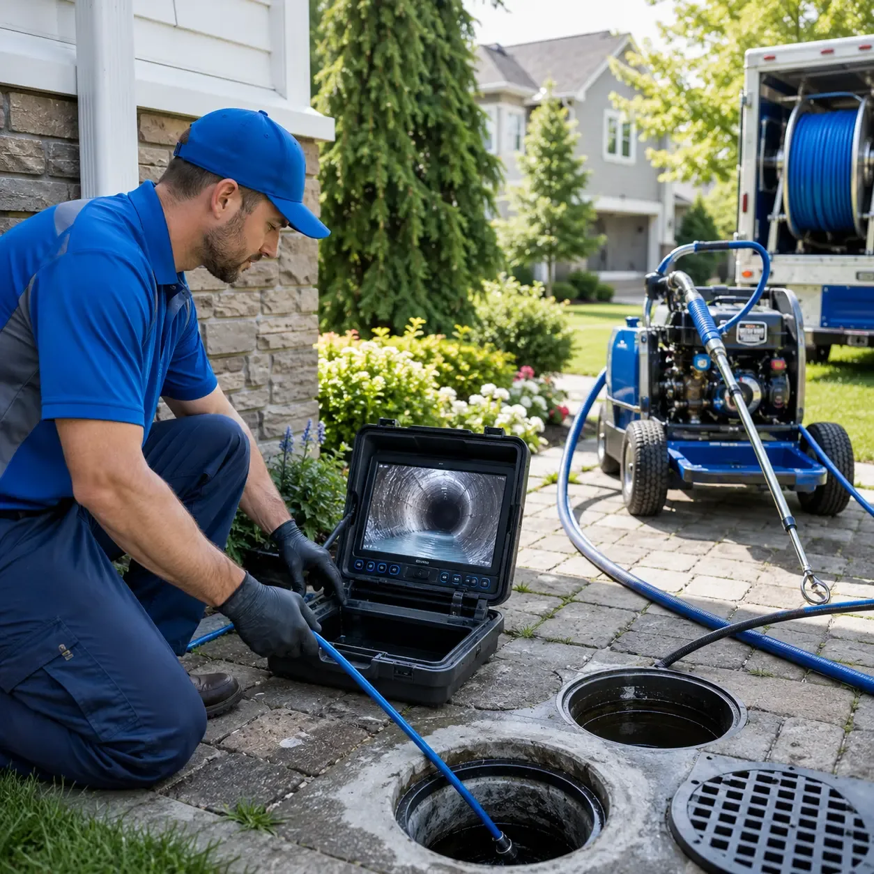 Outdoor drain cleaning professionals serving Choudrant, LA