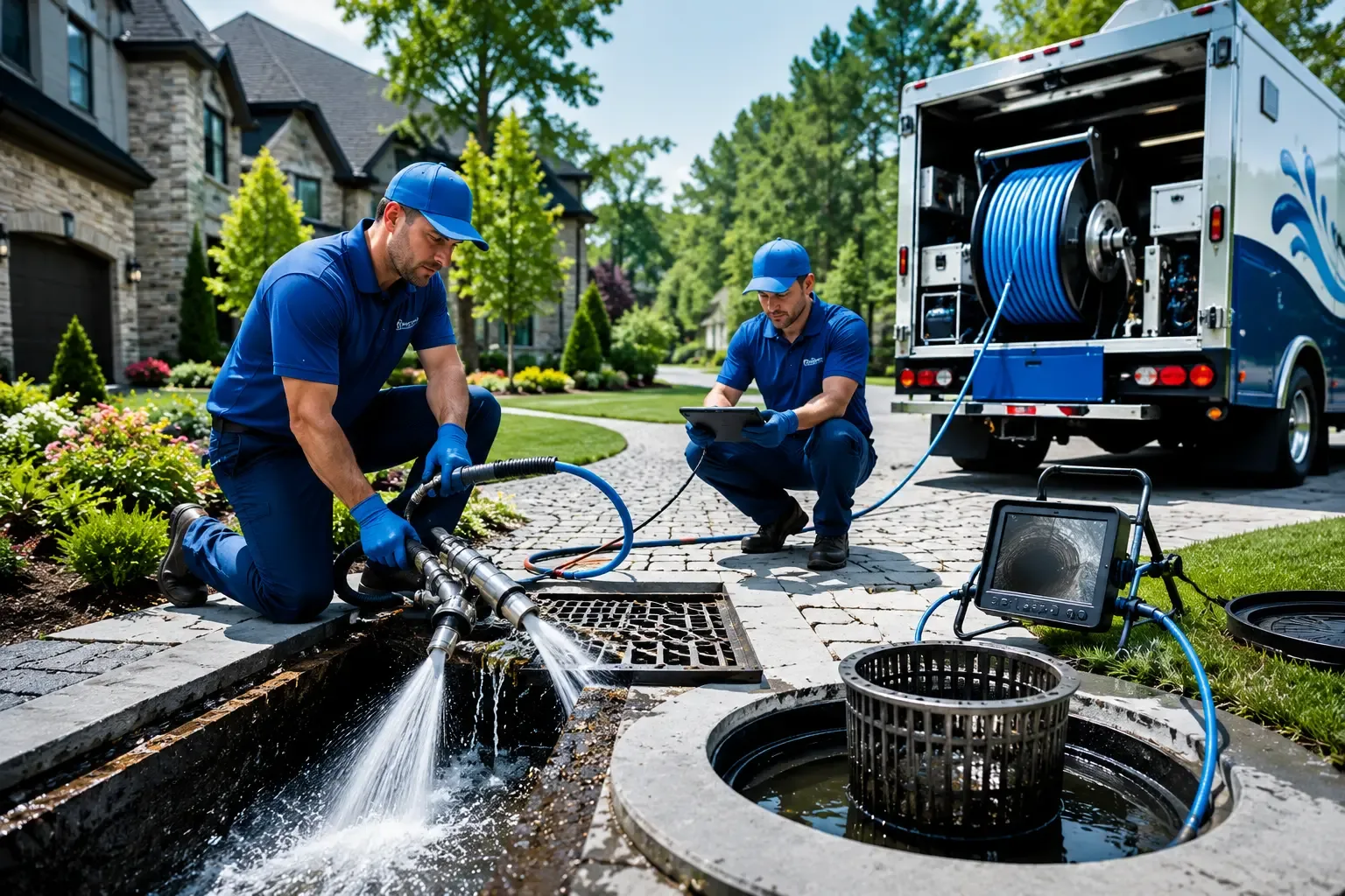 Local outdoor drain cleaning professionals in Choudrant, LA